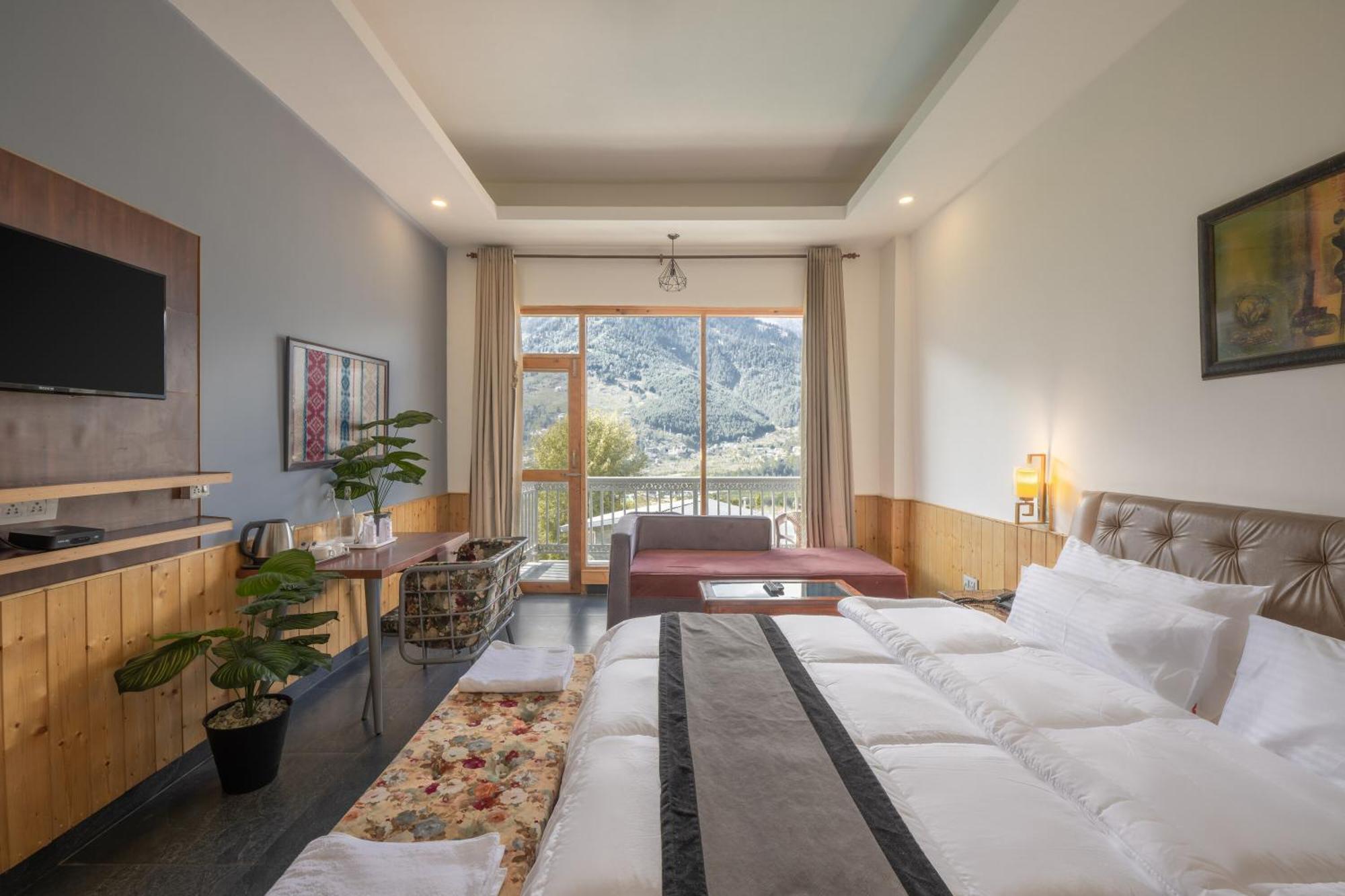 Echor Himalayan Heights Manali Hotell Exteriör bild