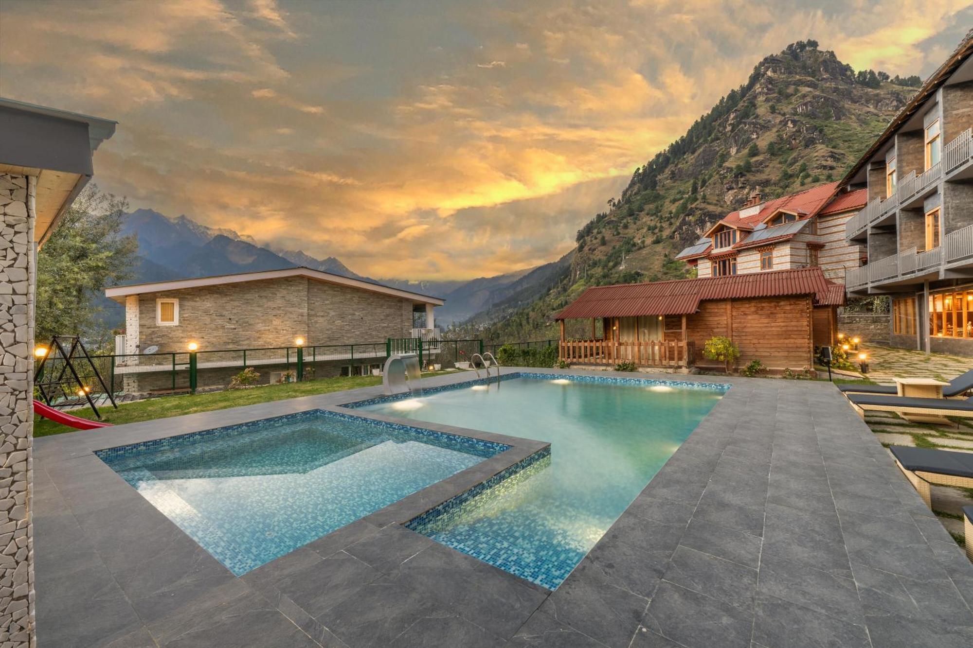 Echor Himalayan Heights Manali Hotell Exteriör bild